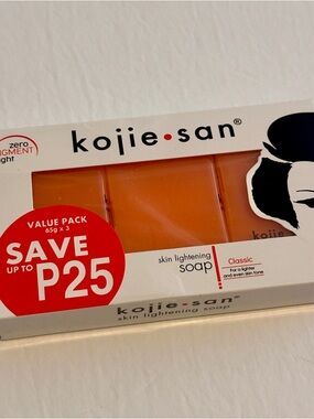 Kojie San Skin Lightening Soap 3 Bars 65g New